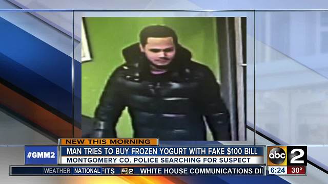 PD: Man tried to buy frozen yogurt with fake $100