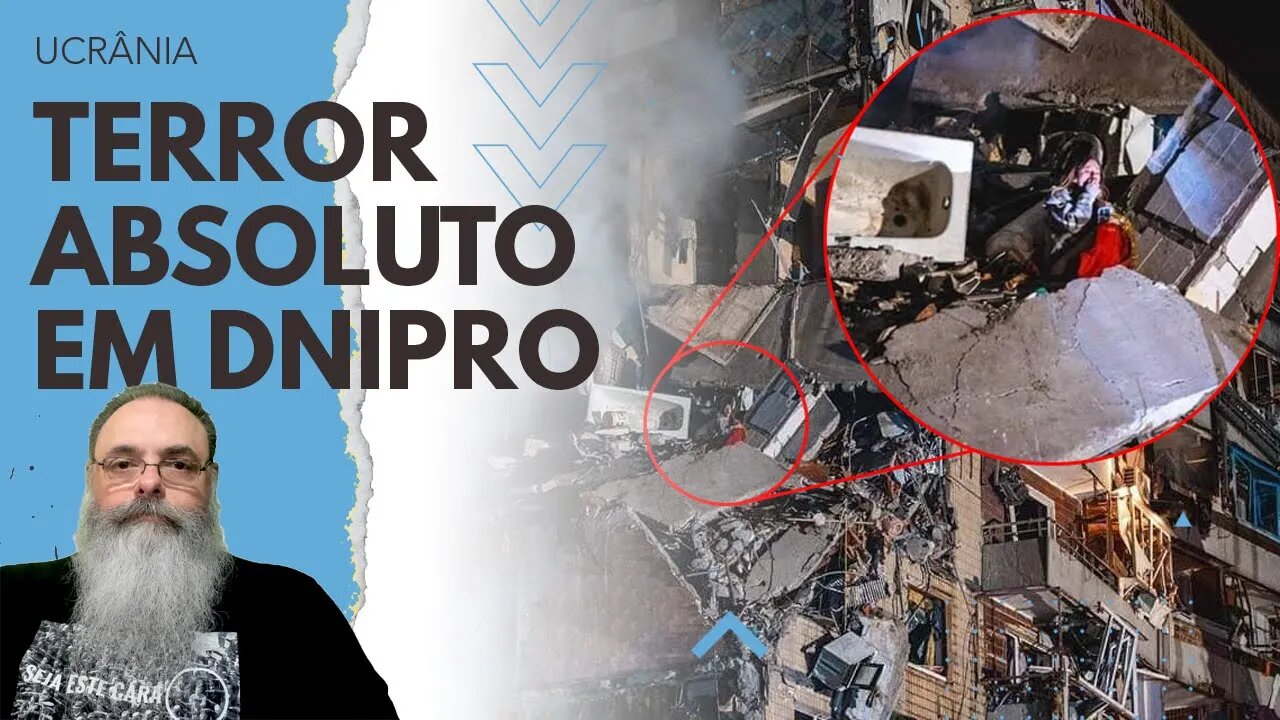 RUSSOS fazem ATAQUE TERRORISTA ABSURDO que DESTRÓI PRÉDIO na CIDADE de DNIPRO e deixa VÁRIOS MORTOS