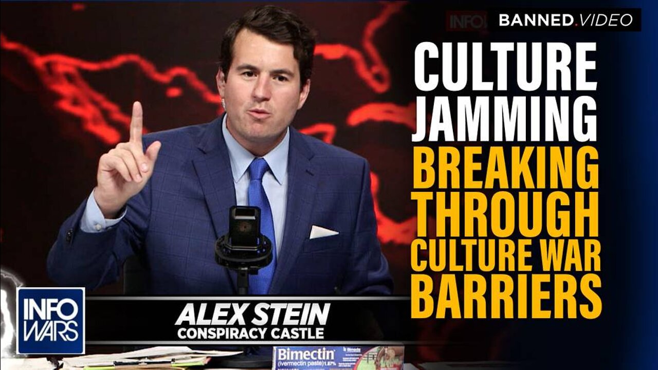 Culture Jamming Alex Stein Breaks Down the Culture War Barriers from the Infowars Studio