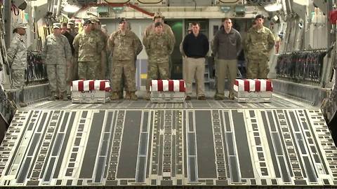 RAW: The dignified transfer of Staff Sgt. Kevin McEnroe