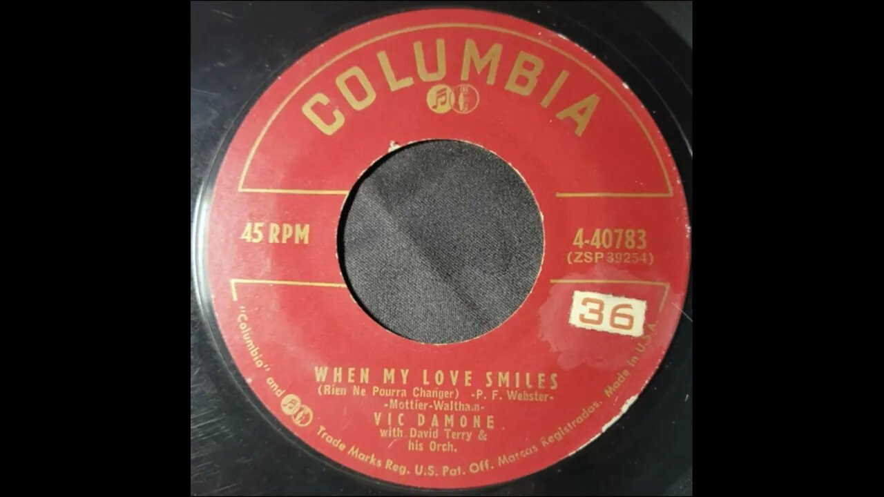 Vic Damone - When My Love Smiles