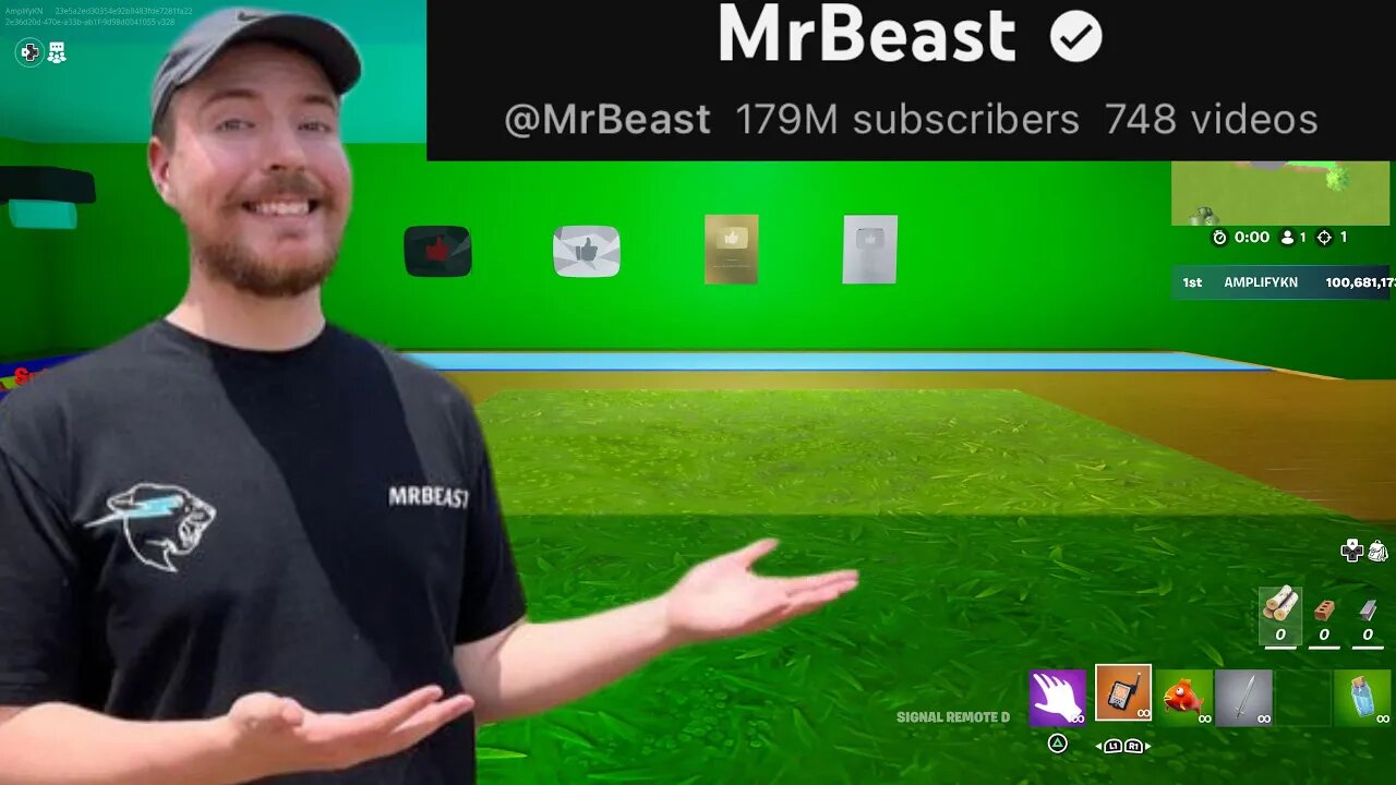 I played Mr Beast tycoon in fortnite *OMG*