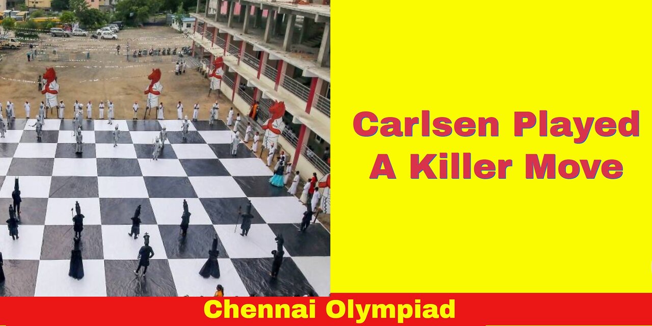 Carlsen Played A Killer Move And His Opponent Resigned | Carlsen vs Batsuren: 44th Olympiad 2022