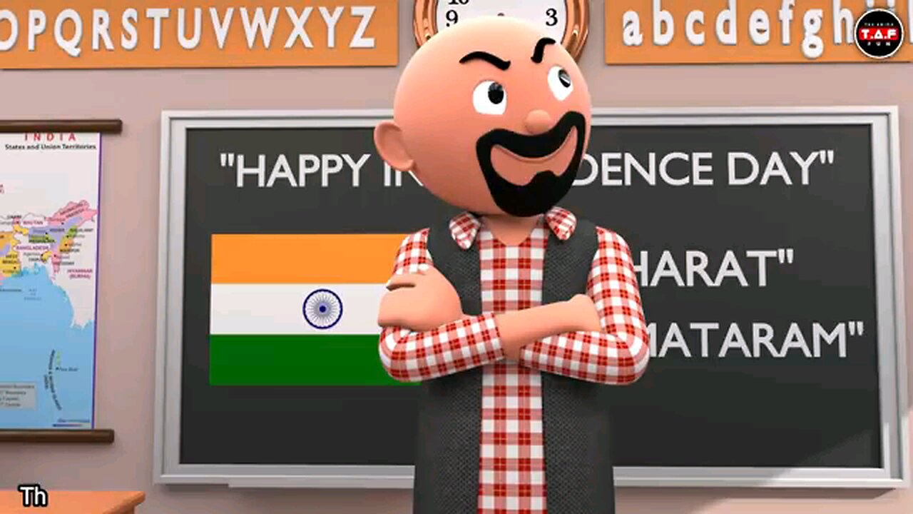 SCHOOL WALA 15TH AUGUST | Funny Comedy Video | Desi Comedy | Cartoon | Cartoon Comedy | 🤣😀🤣🤣😀🤣