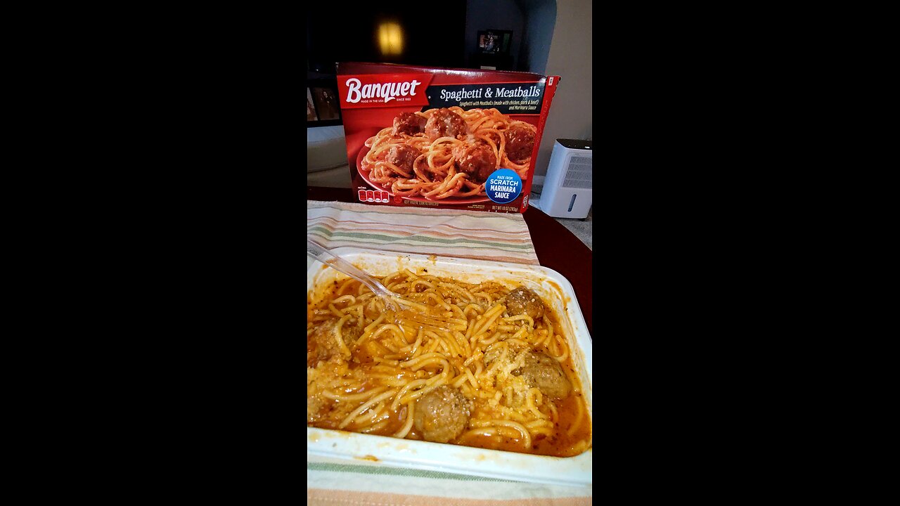 Eating Banquet Spaghetti & Meatballs, Dbn, MI, 9/19/24