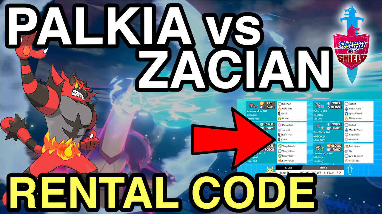 PALKIA TEAM goes against Coalossal-Zacian • VGC Series 8 • Pokemon Sword & Shield Ranked Battles