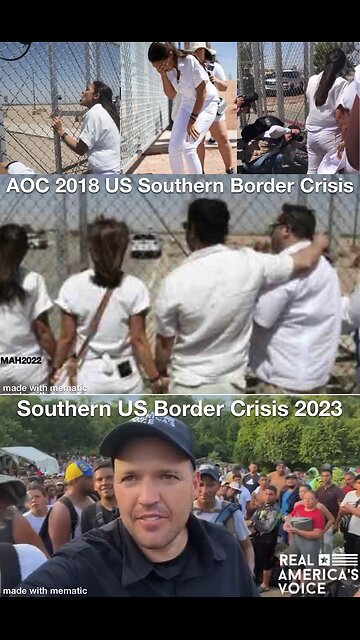 US Southern Border Crisis 2018 verse 2023!!!