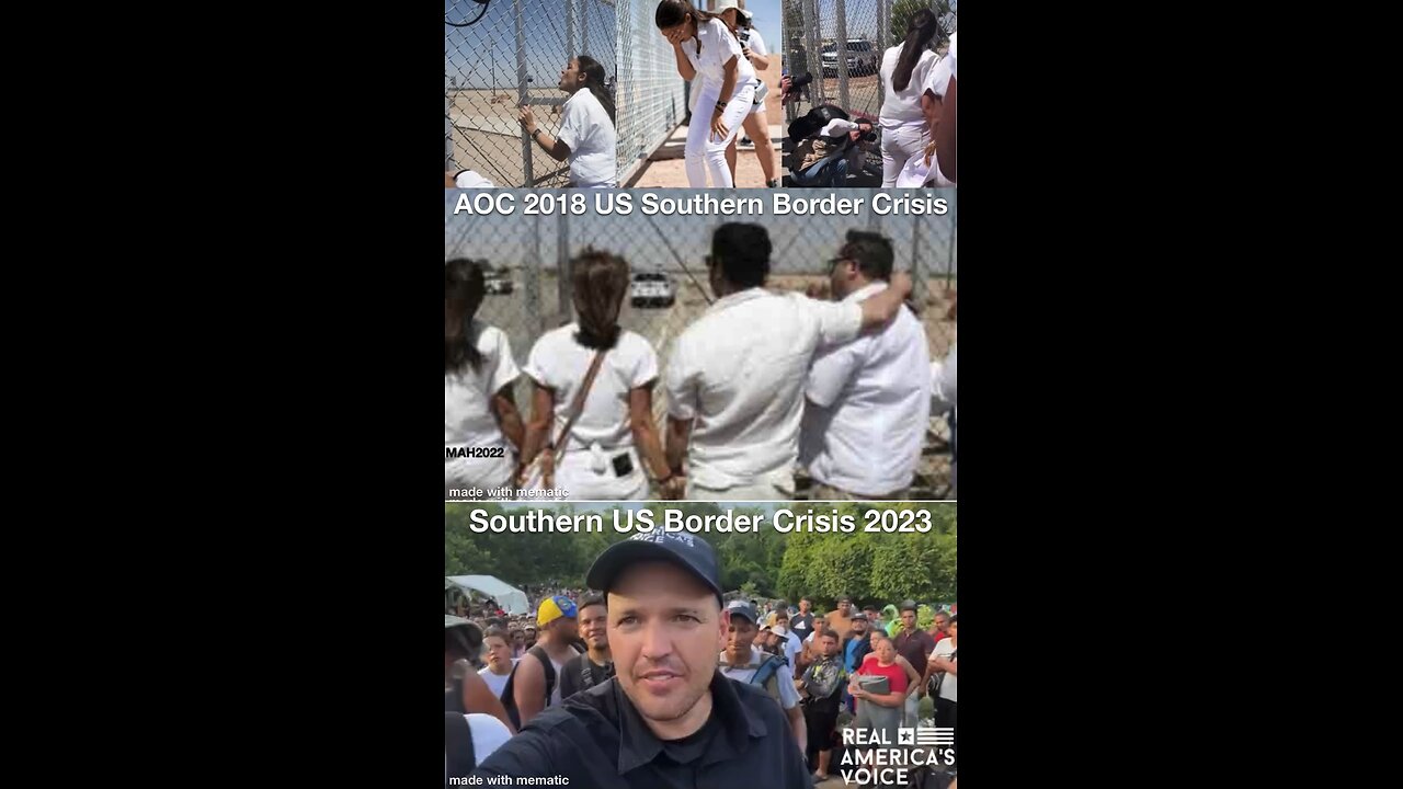 US Southern Border Crisis 2018 verse 2023!!!
