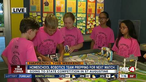 Homeschool robotics team qualifies for state competition - 7am live report