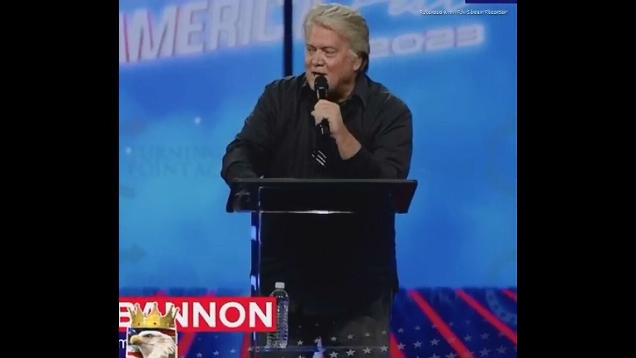 BANNON ON TRUMP AND YOU - Honeybadger, If anything happens to Trump you people will pay - 1 min.