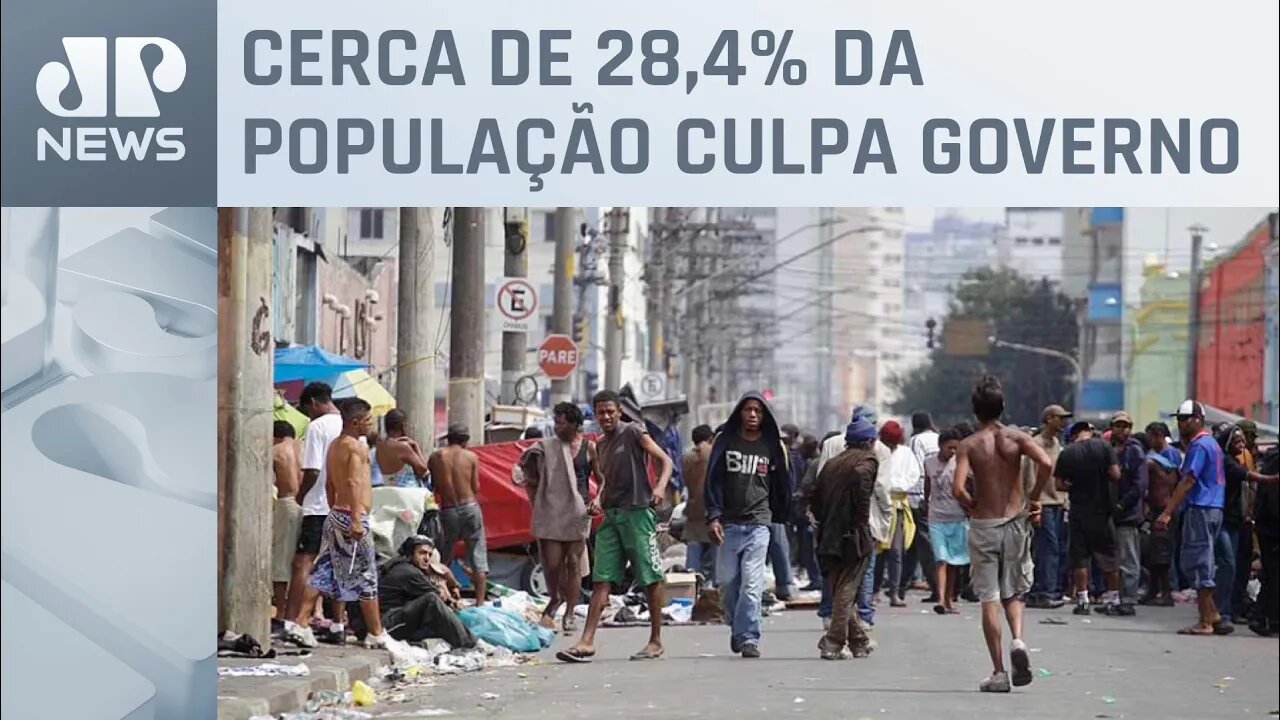 População culpa estados e municípios por Cracolândia, aponta pesquisa