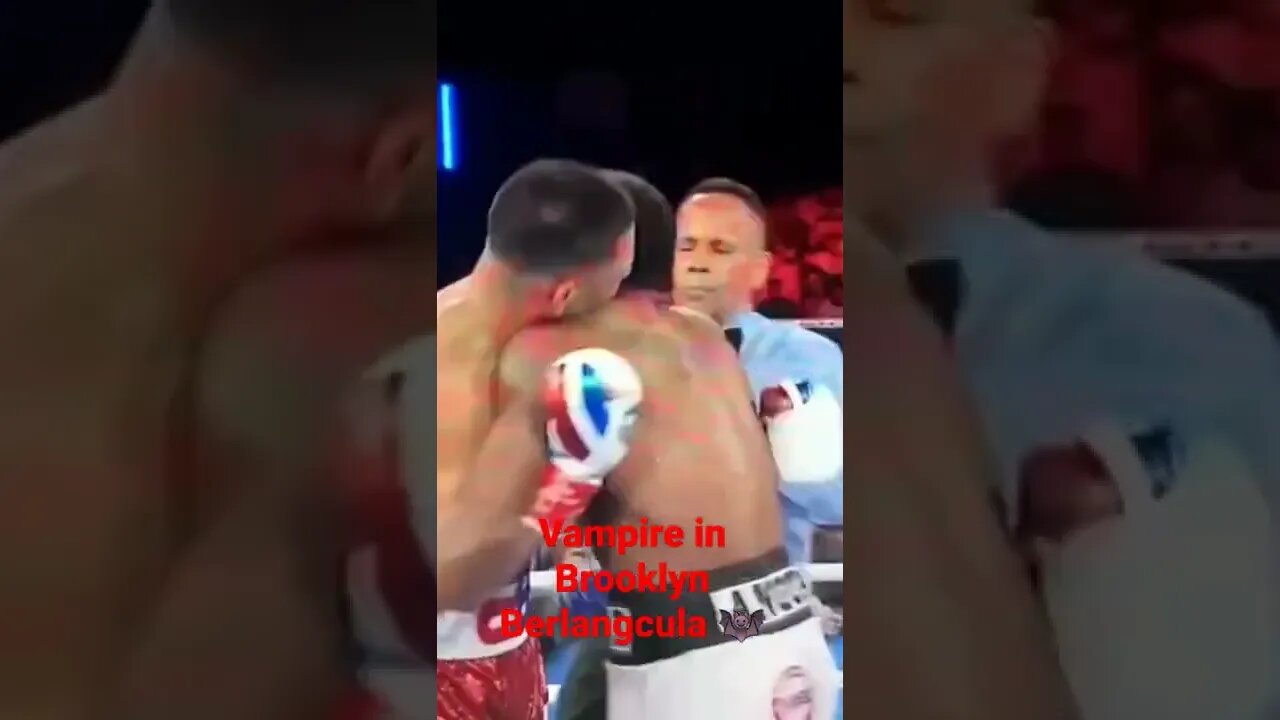 Berlanga bites Angulo 😳