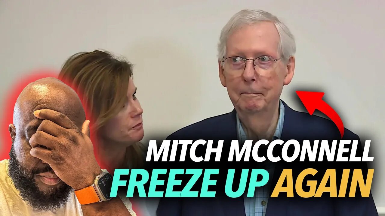 81-Year-Old Senate Leader Mitch McConnell Freeze Up AGAIN At Podium, Why Are Old-Old People Serving?