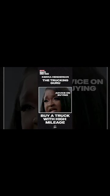 Kierra the Trucking GURU says she ONLY buys trucks w 500k miles or more!