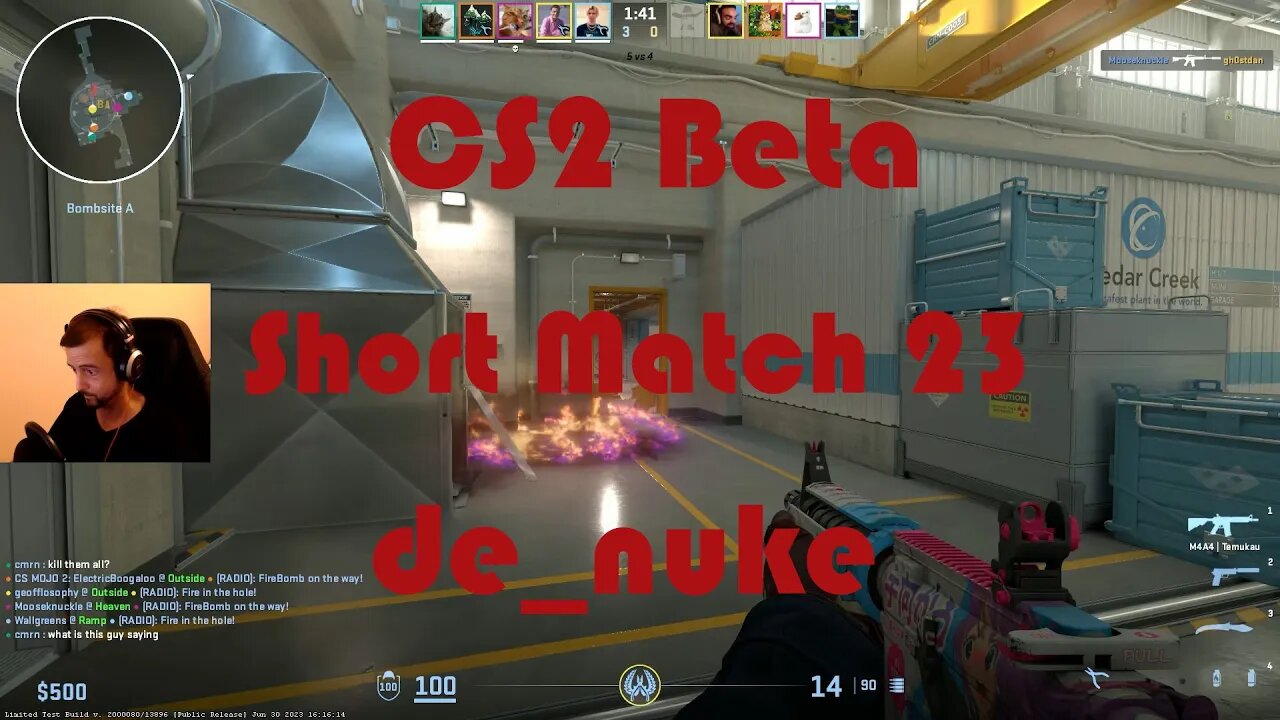 Queuing with Viewer COUNTLESS - CS2 Beta de_nuke Playtest - Short Match 23