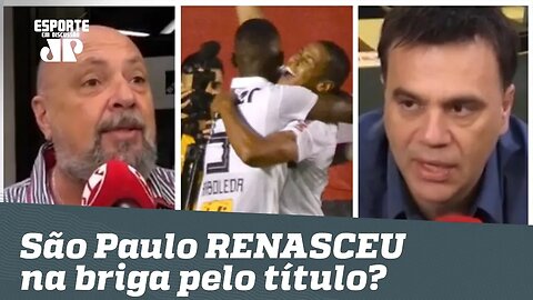 O São Paulo RENASCEU na briga pelo título? Veja DEBATE!