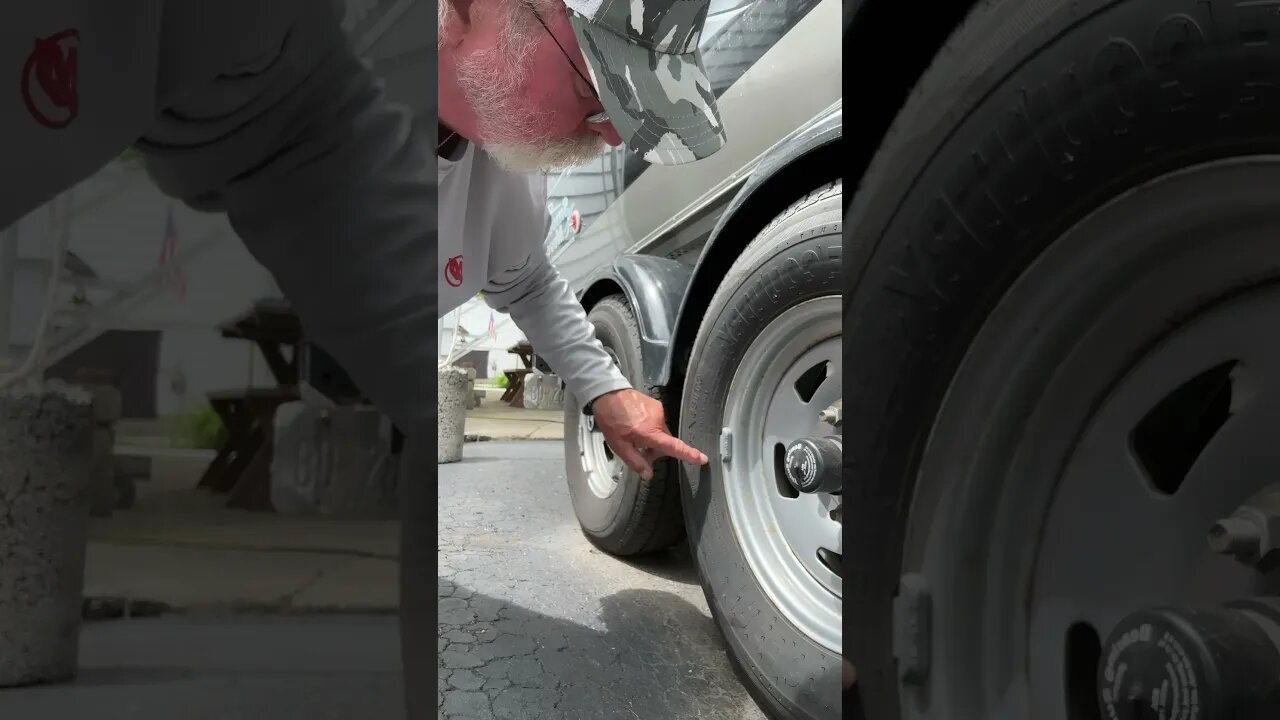 Check your fishing boat trailer tire pressure for easier towing