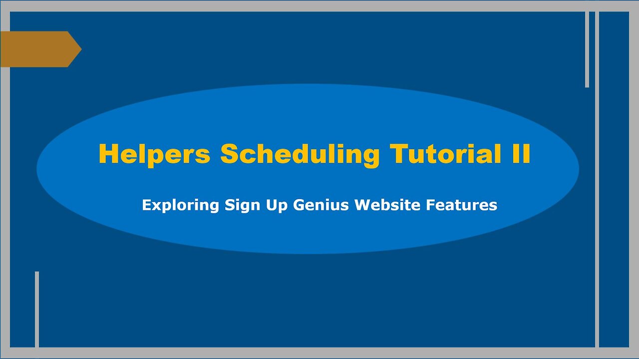 Helpers Michigan - Scheduling Tutorial II