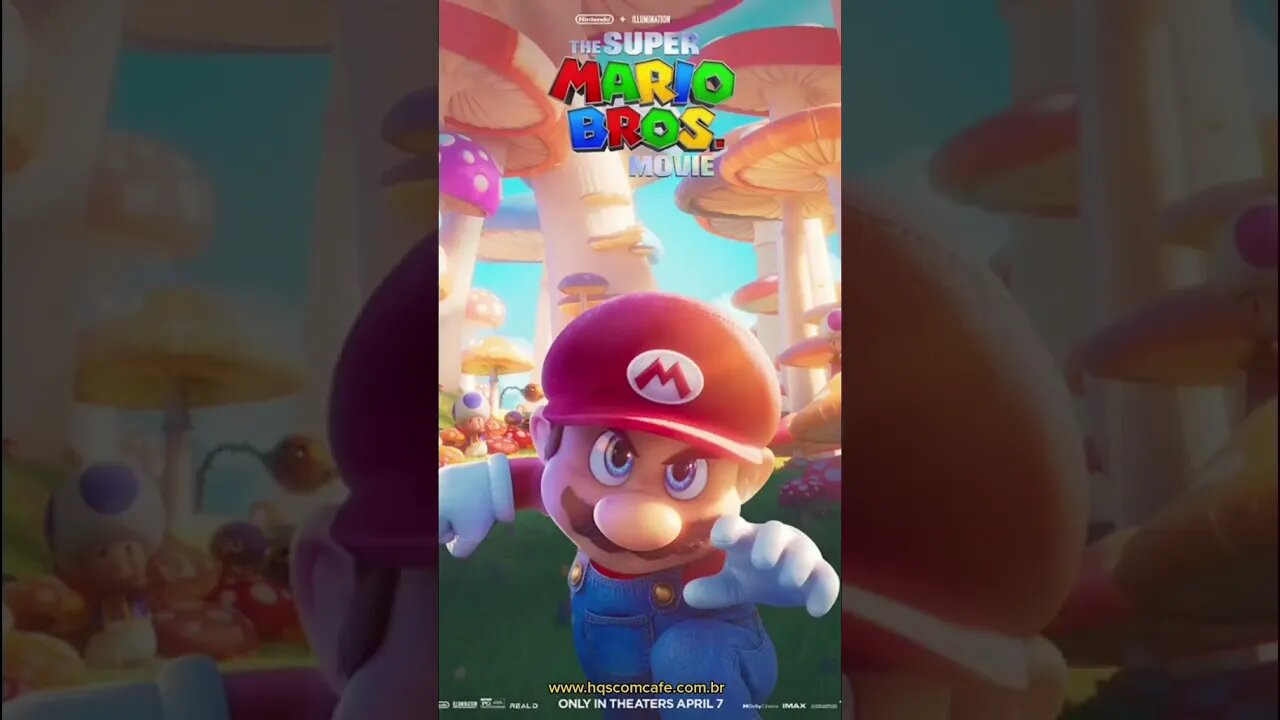 Saiu novos pôsteres Filme do Super Mario Bros | #shorts