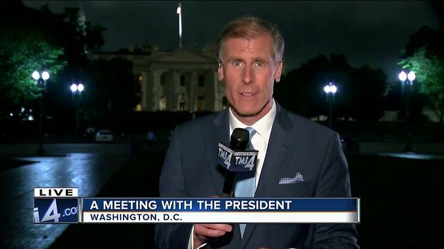 TODAY'S TMJ4's Charles Benson meets with President Trump