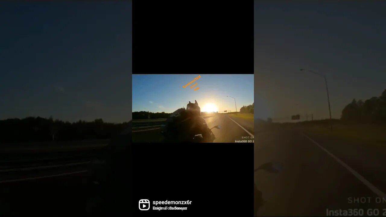 Kawasaki Ninja SpeedemonZX636 Sunset Ride