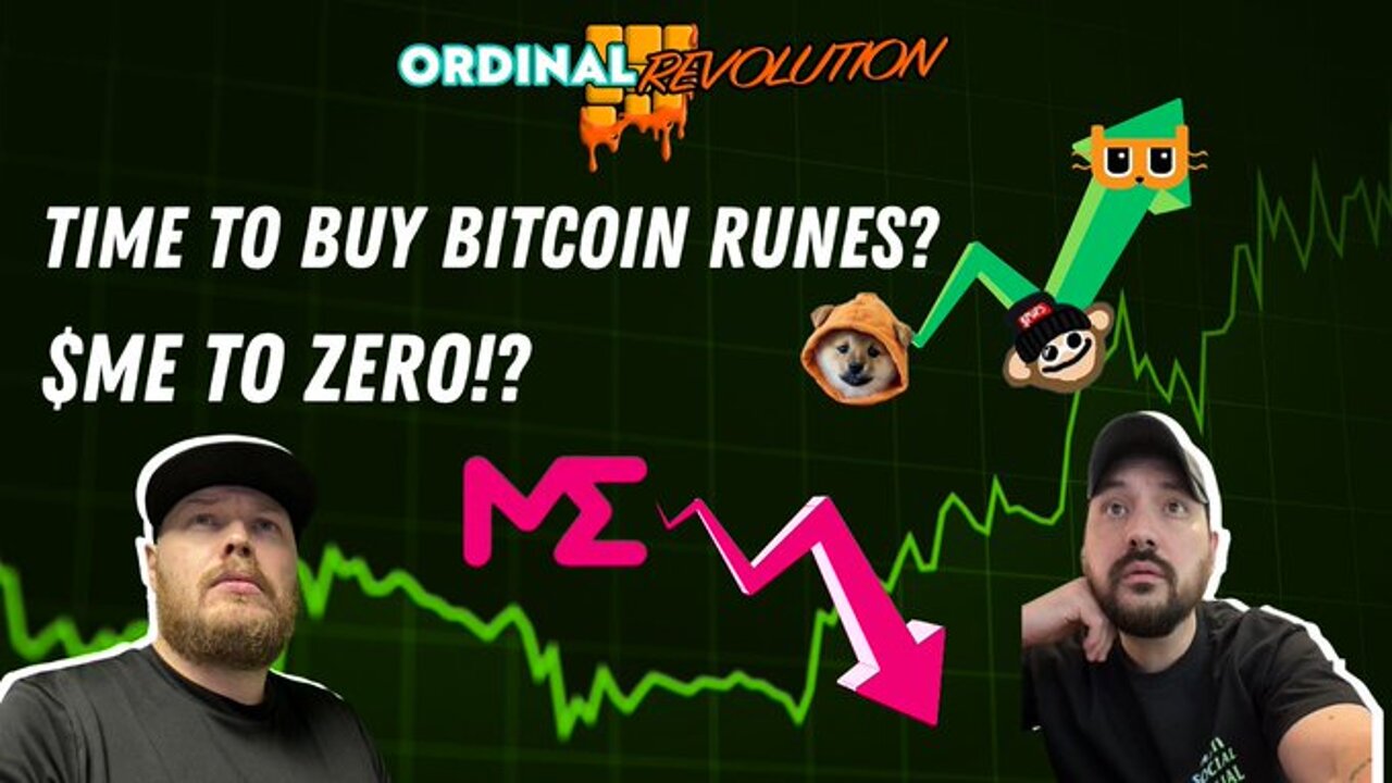 ⌛️ Time To Buy Bitcoin Runes? (Is $ME Going to Zero?!)👇