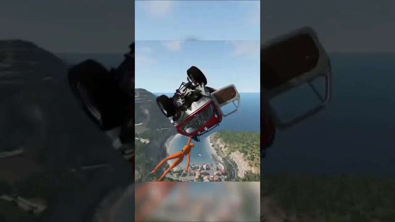 BeamNG DRIVE / with one hand