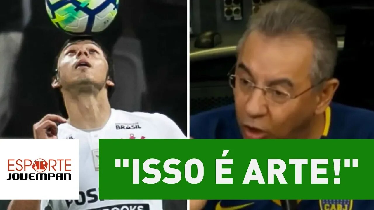 "Isso é ARTE!", dispara Flavio sobre embaixadinhas de Romero!