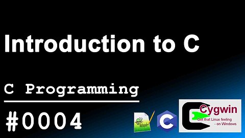 C programing｜0004｜Introduction to C