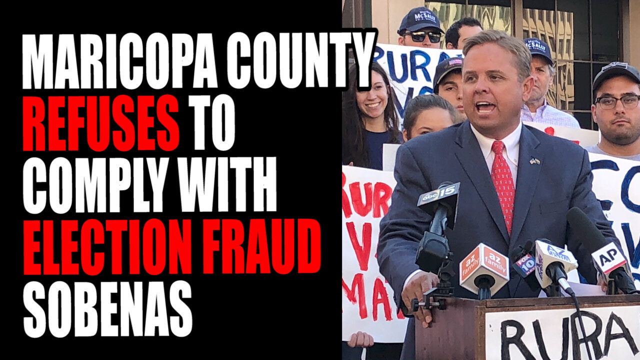 Maricopa Country Supervisors REFUSE to Comply with Election Fraud Subpoenas as they face ARREST