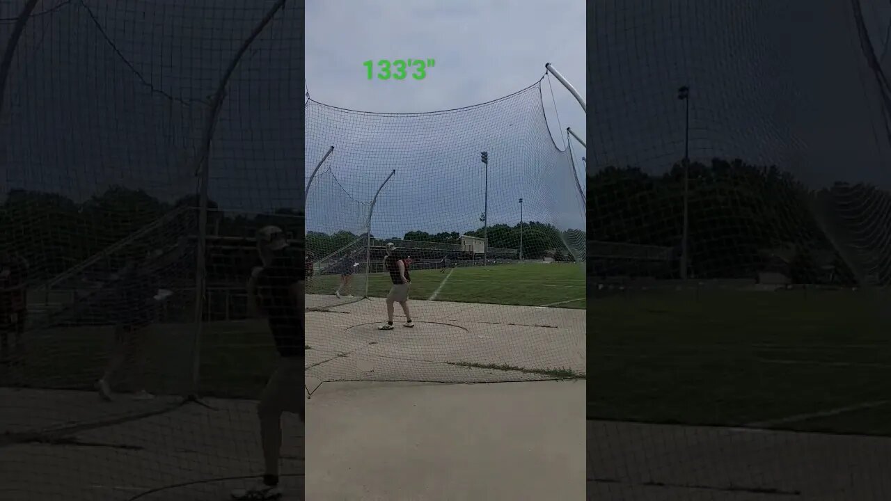 133 feet 3 inches opening Throw, Senior Olympics in Iowa, Crazy 🤪 old man