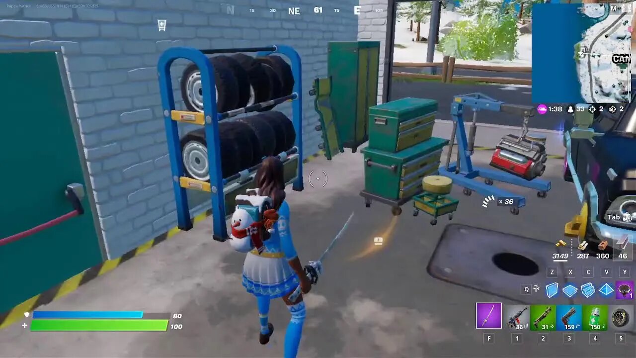 Playing Fortnite Chapter 3