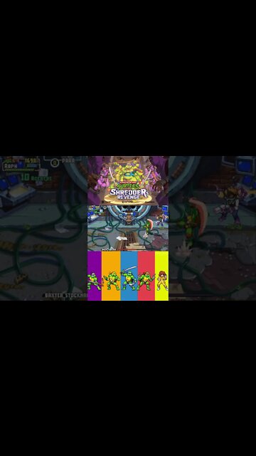 TARTARUGAS NINJAS SHORTS #72 - FASE 12