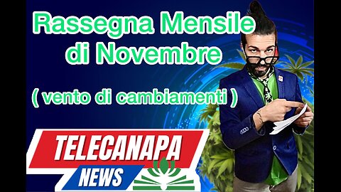 TeleCanapa - Tutte le novità sulla cannabis nel mondo di Novembre - Cosa cambia con le elezioni?