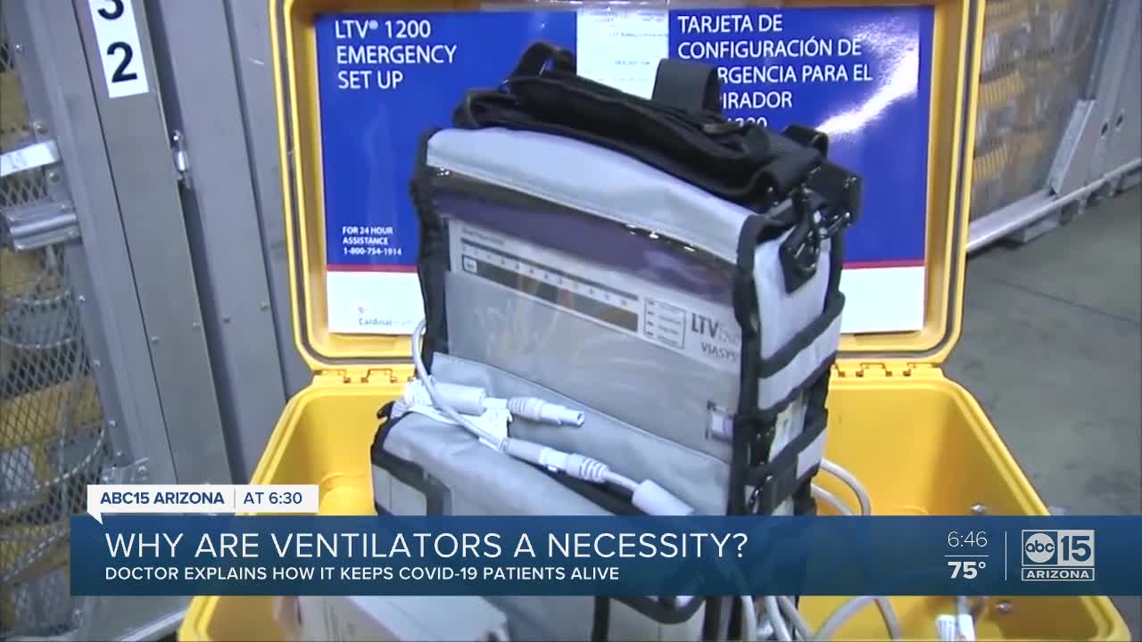 Why are ventilators so important for coronavirus patients?