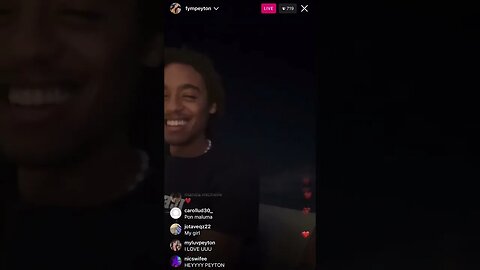 Fympeyton IG LIVE: fympeyton on A Yacht In Maimi Vibing (20-02-23)