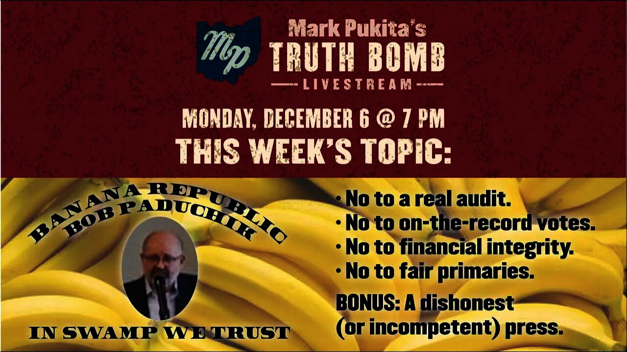 Mark Pukita's Truth Bomb - December 6, 2021