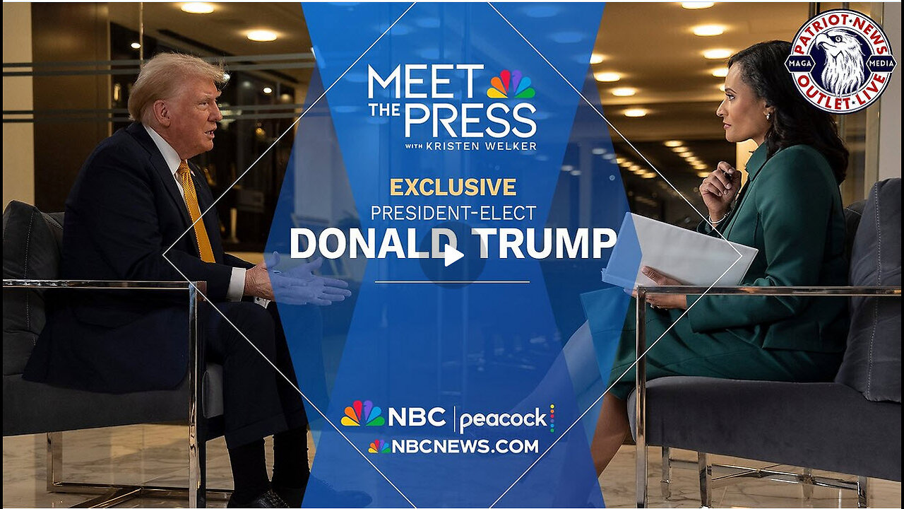 FULL INTERVIEW: President Trump on Meet The Depressed | 12-08-2024