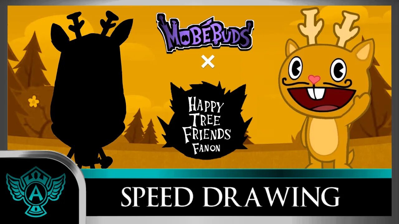 Speed Drawing: Happy Tree Friends Fanon - Brownie | Mobebuds Style