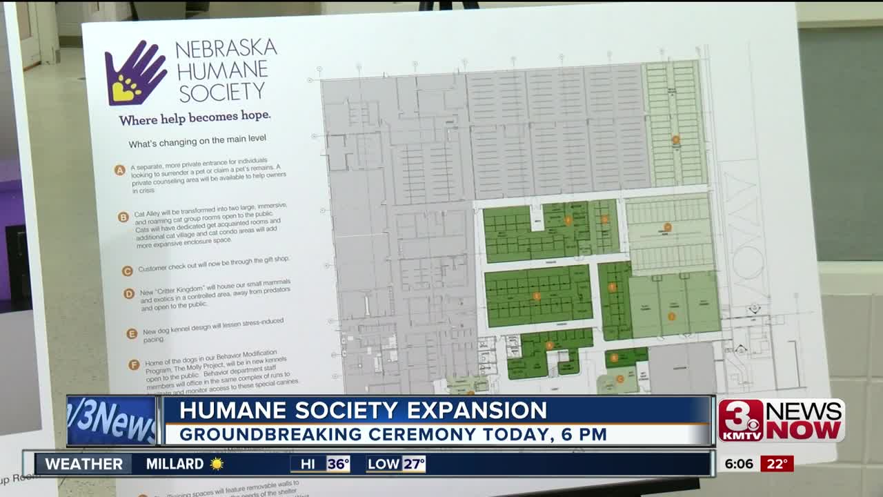 Nebraska Humane Society hosting groundbreaking ceremony Thursday