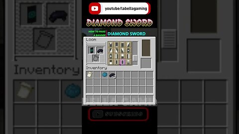 Diamond Sword Banner | Minecraft