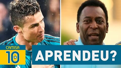 Aprendeu? OLHA o que PELÉ falou a CR7 após gol de bicicleta!