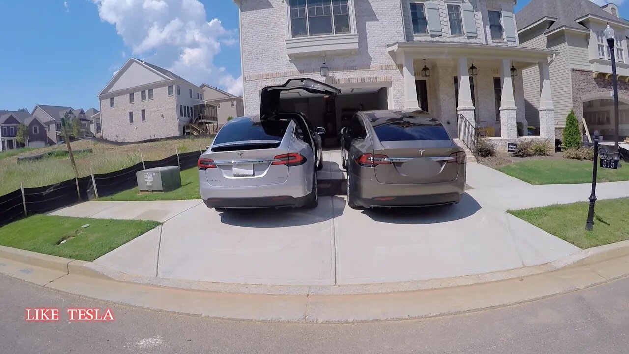 2 Model X's Just Winging it!