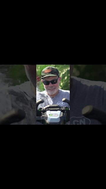 Is The Ego E-Steer Water Proof? #lawnmower #lawnmowing #egopowerplus