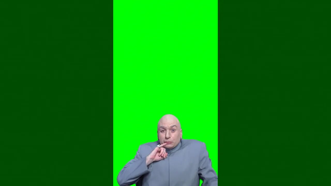 Green screen Template Video - Austin Powers Dr Evil - One Million Dollars