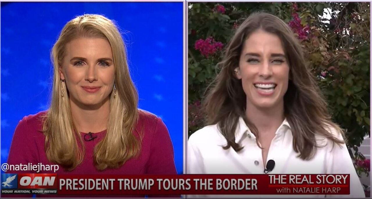 The Real Story - OAN Trump Tours Border with Christina Bobb