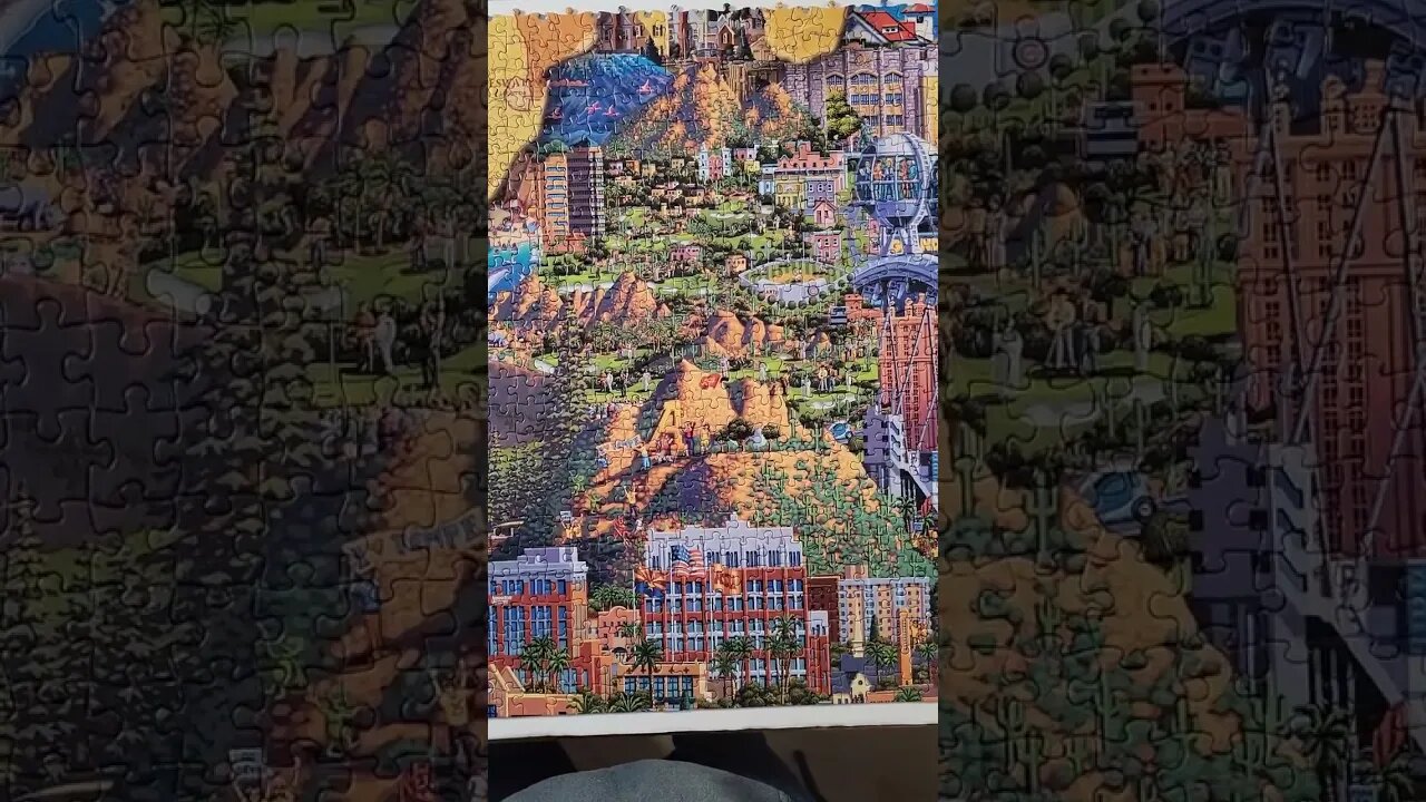 60,000 Piece What a Wonderful World Jigsaw Puzzle Day 55! #shorts #puzzle #jigsawpuzzles #puzzles