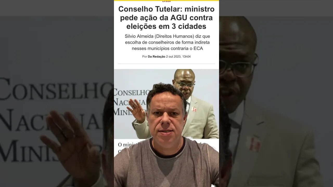 Ministro de Lula aciona a AGU para anular votação do Conselho Tutelar #shortsvideo