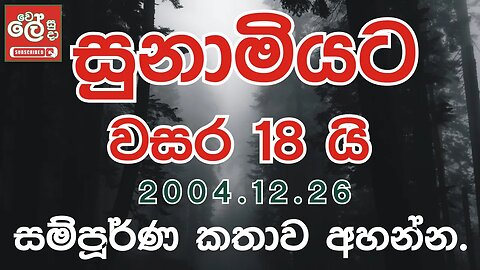 සුනාමියට වසර 18 යි - thsunami - wele suda - sinhala news