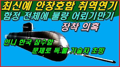 3천톤급 최신예 안창호함 취역연기, 해군 함정 전체에 불량 어뢰기만기 장착 의혹